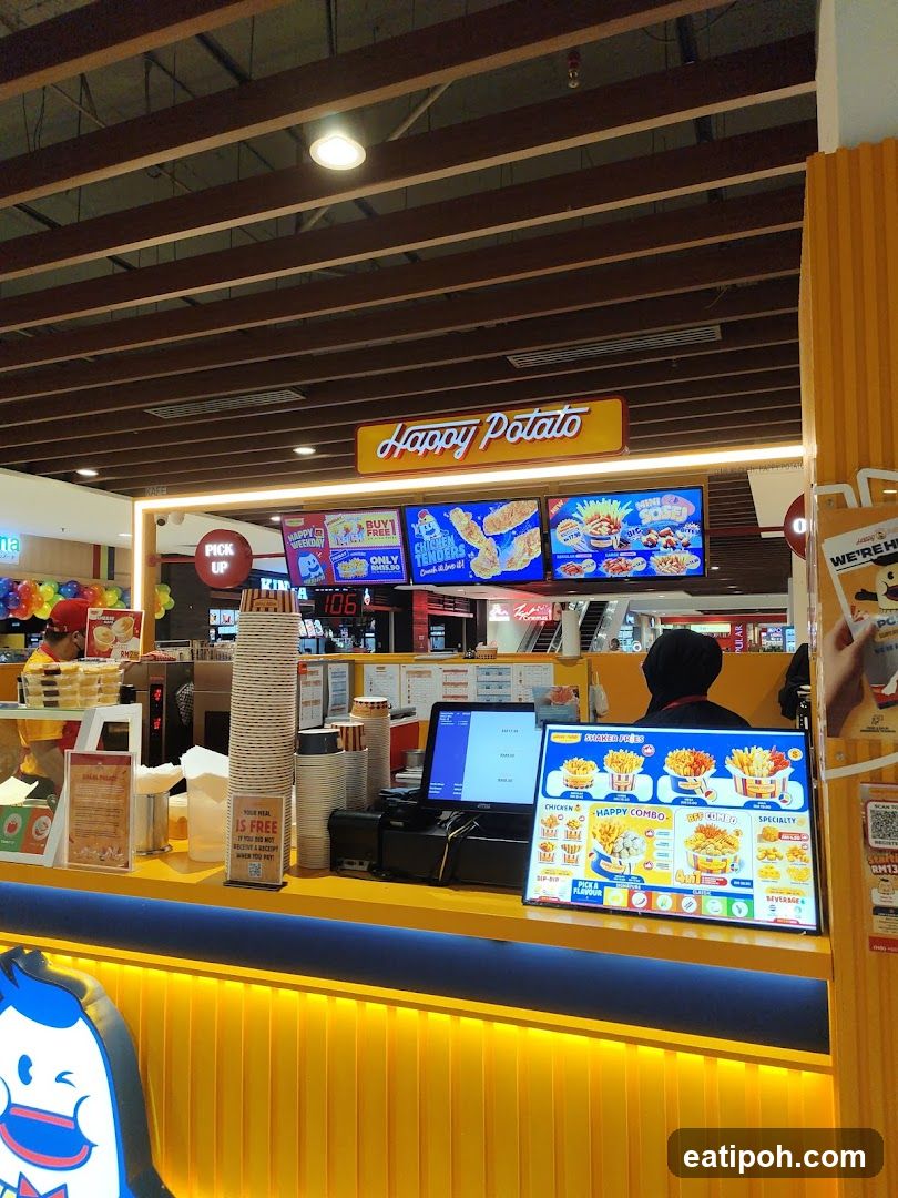 Happy Potato Food Counter