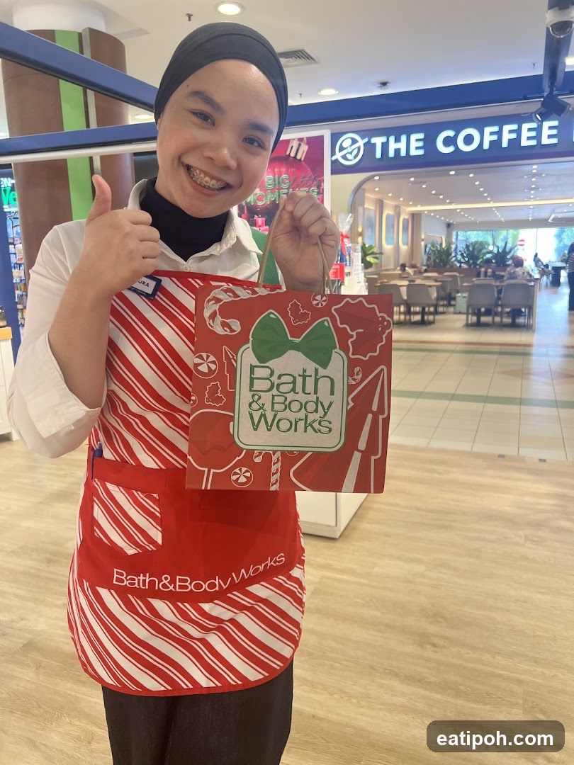 Bath & Body Works Staff in Mall