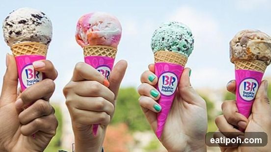 Four Ice Cream Cones