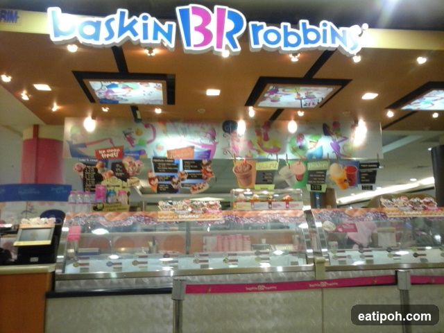 Baskin Robbins storefront interior