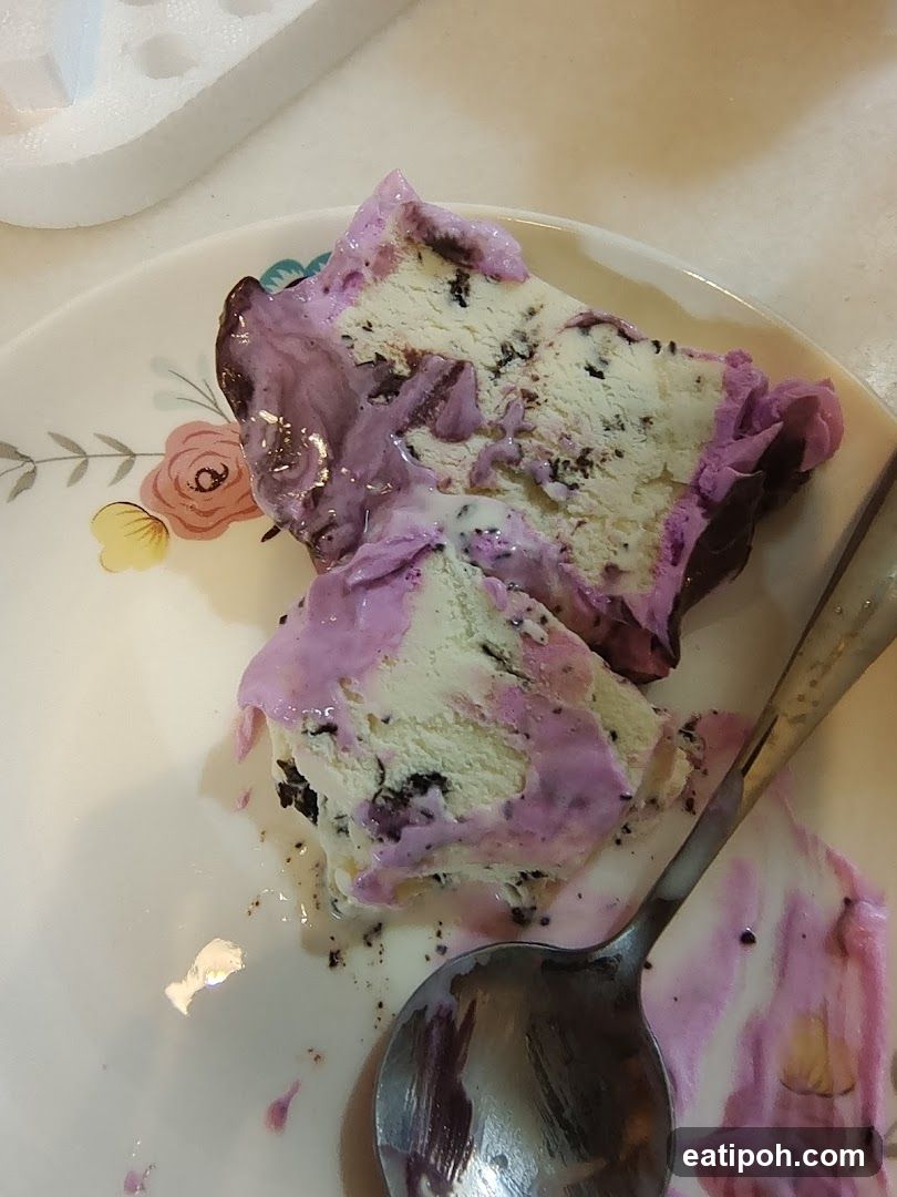 Ice Cream on Plate
