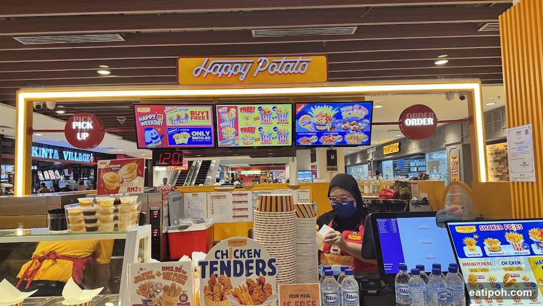 Happy Potato Food Stall Interior