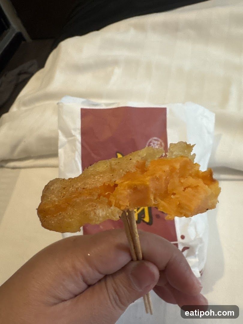 Fried Sweet Potato Skewer