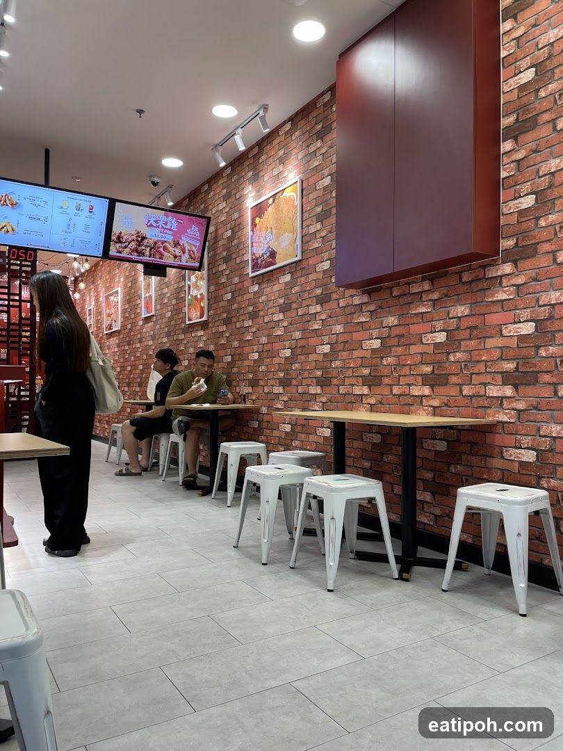 Restaurant Interior with Menu Boards