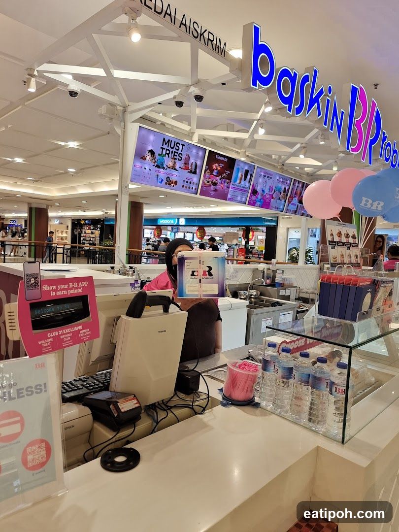 Baskin Robbins Store Interior