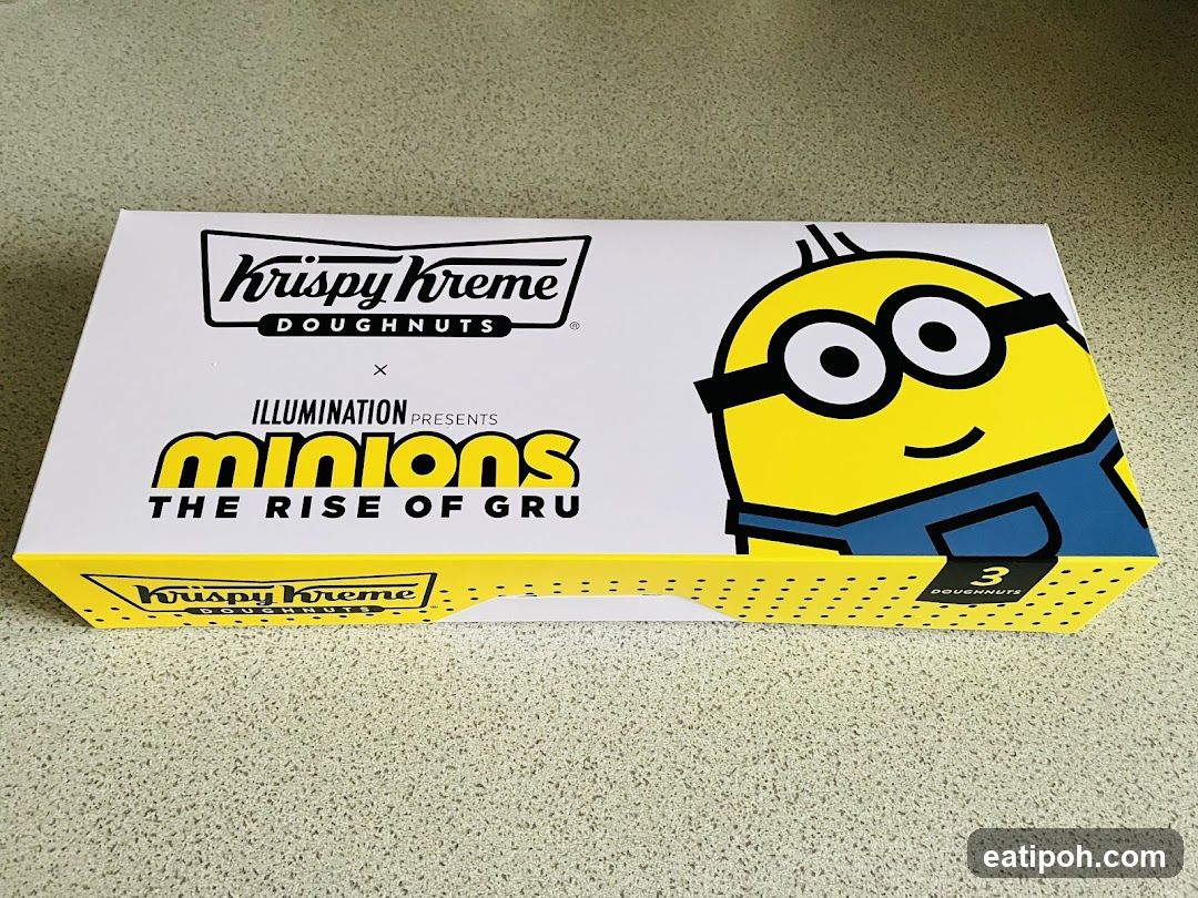 Krispy Kreme x Minions The Rise of Gru Donut Box