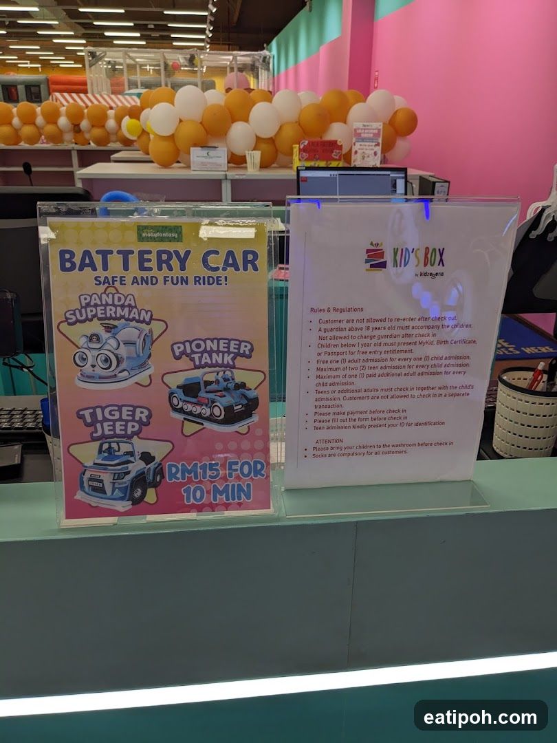 Kids' Ride Area Information Desk
