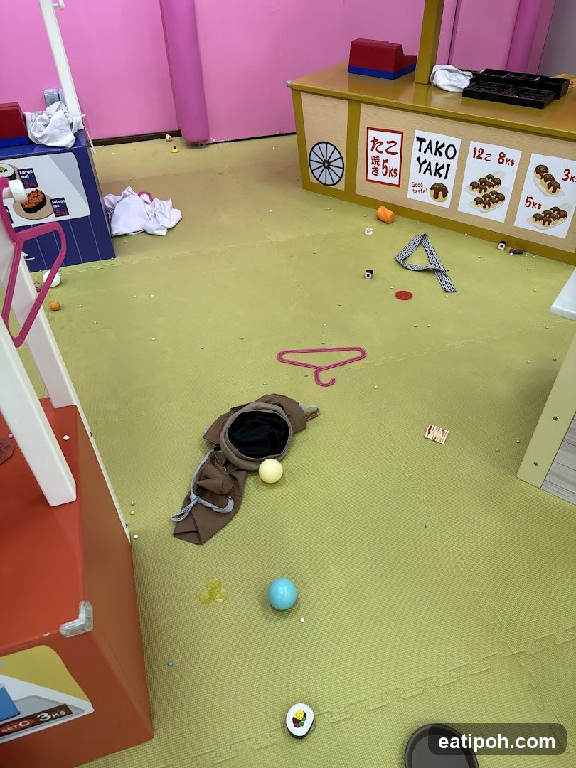 Playroom Interior with Toy Shop Setup