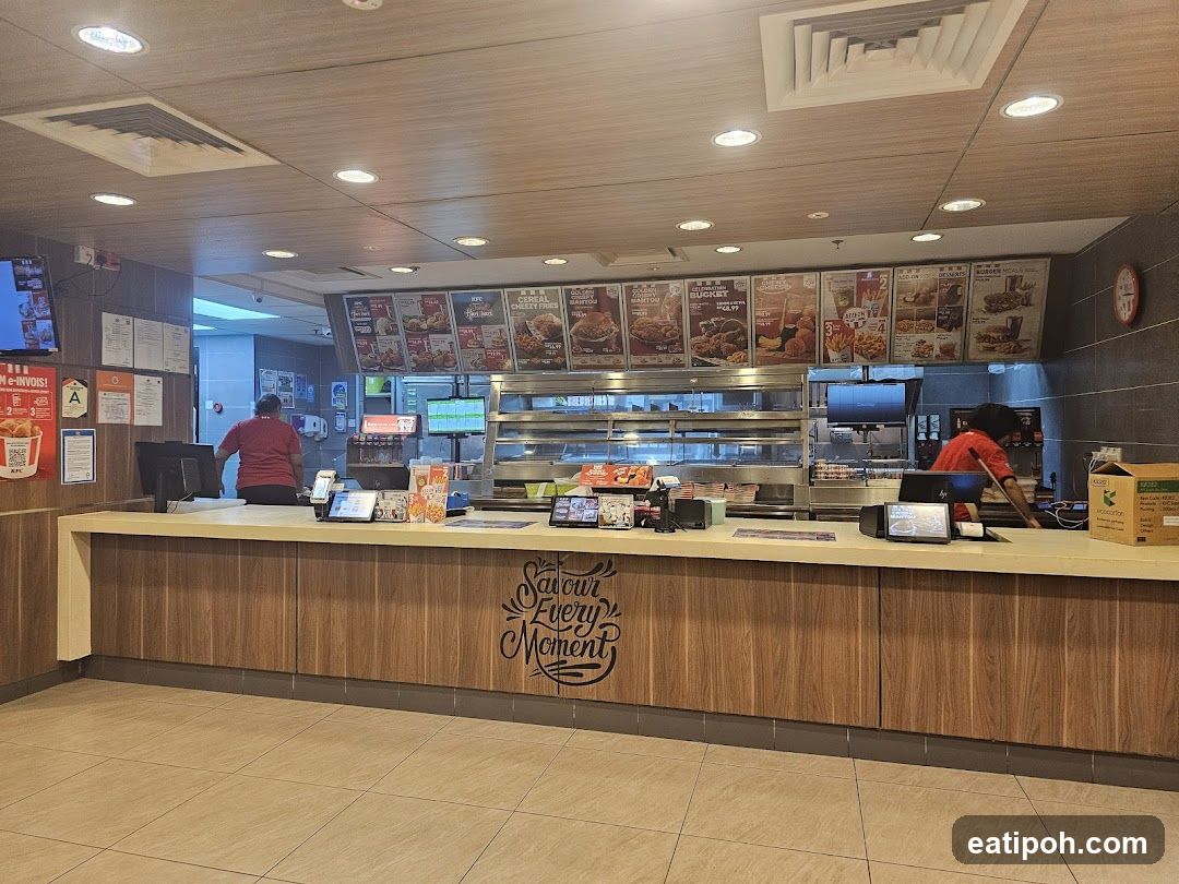 Restaurant Interior Counter Area