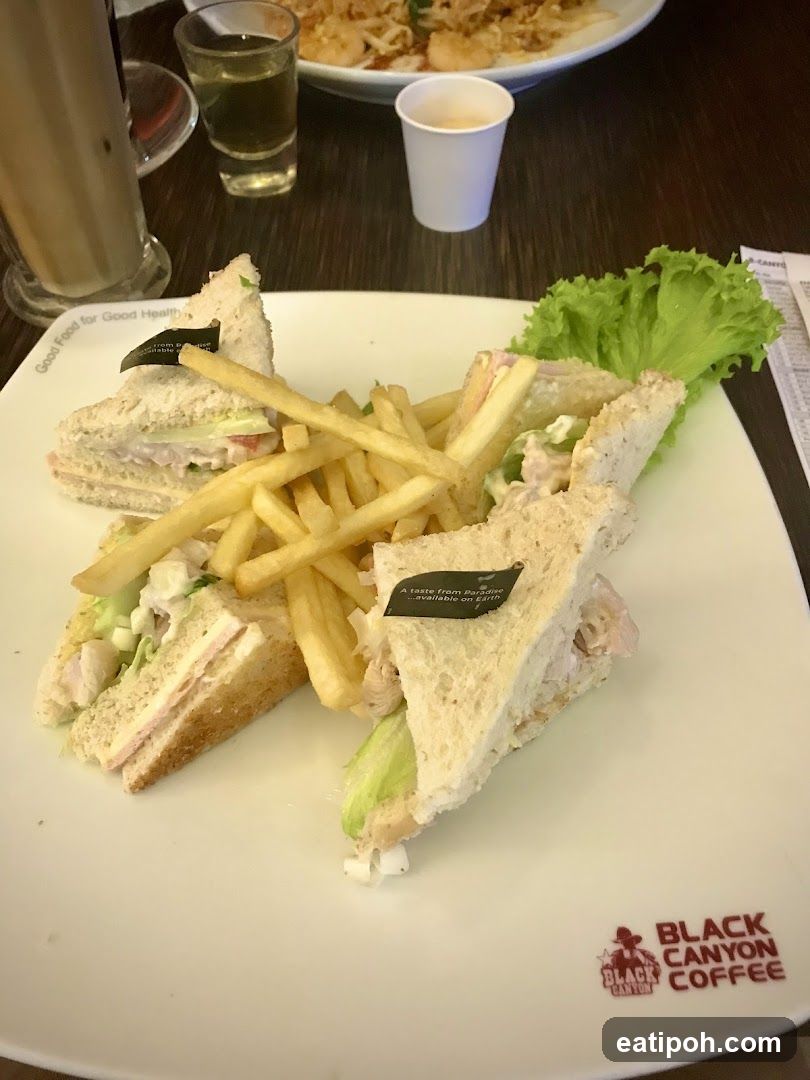 Black Canyon Coffee Interior Meal
