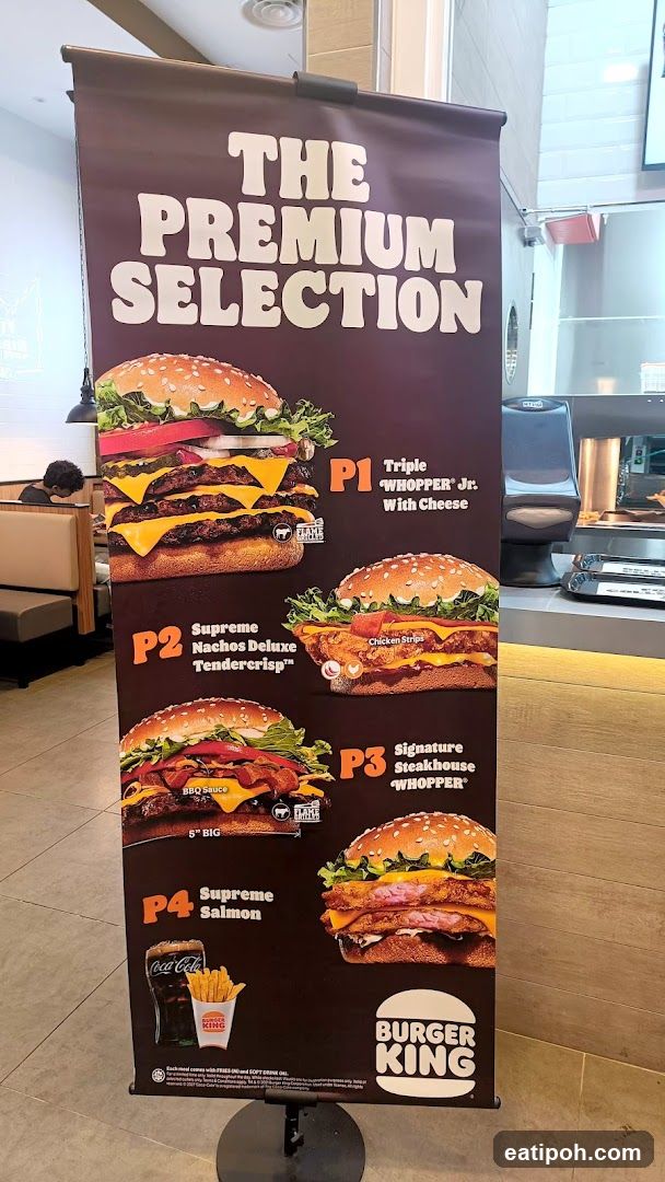 Burger King Premium Selection Poster