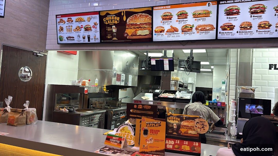 Burger restaurant interior