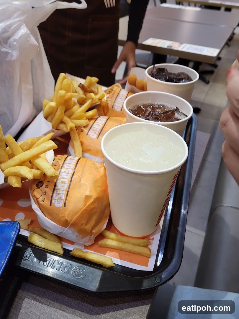 Fast Food Order at Restaurant