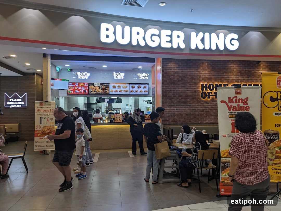 Burger King storefront interior view