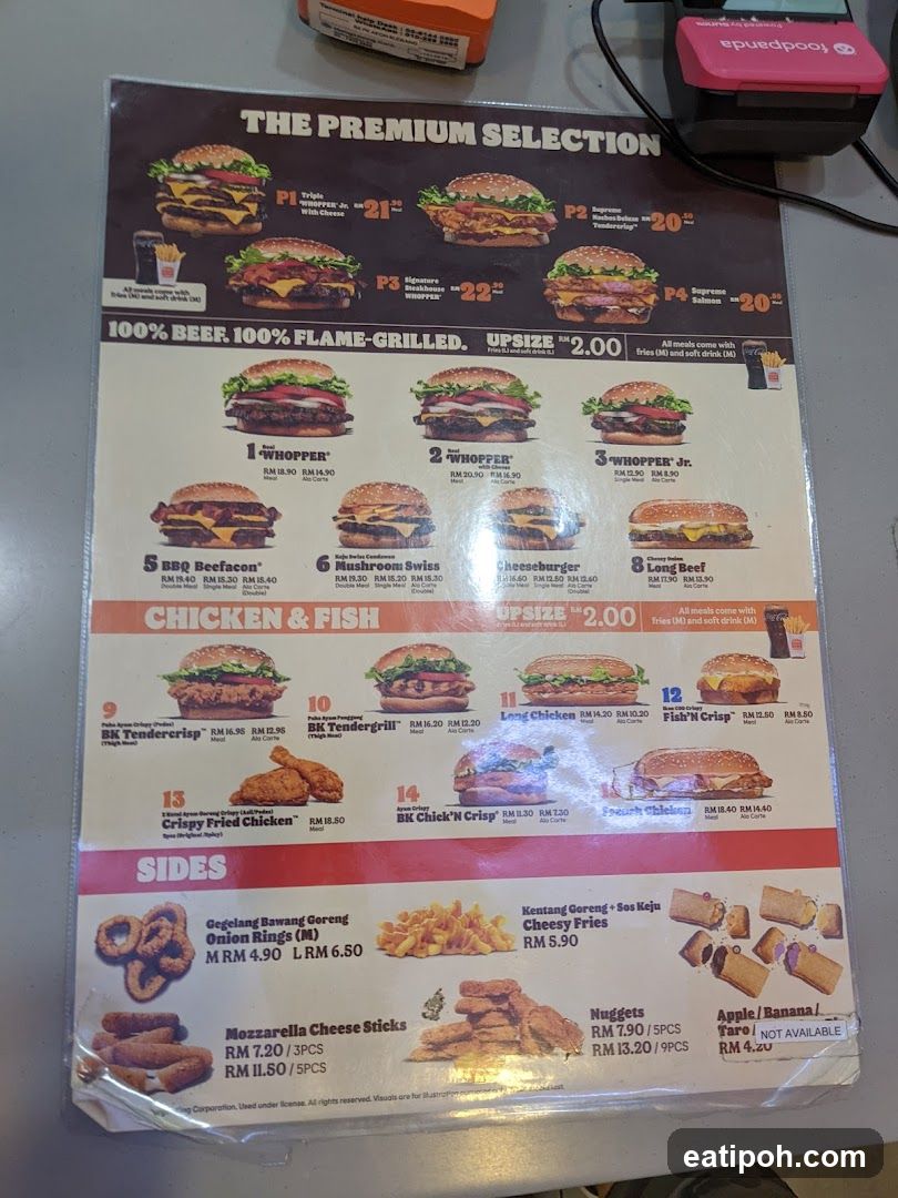 Burger Menu
