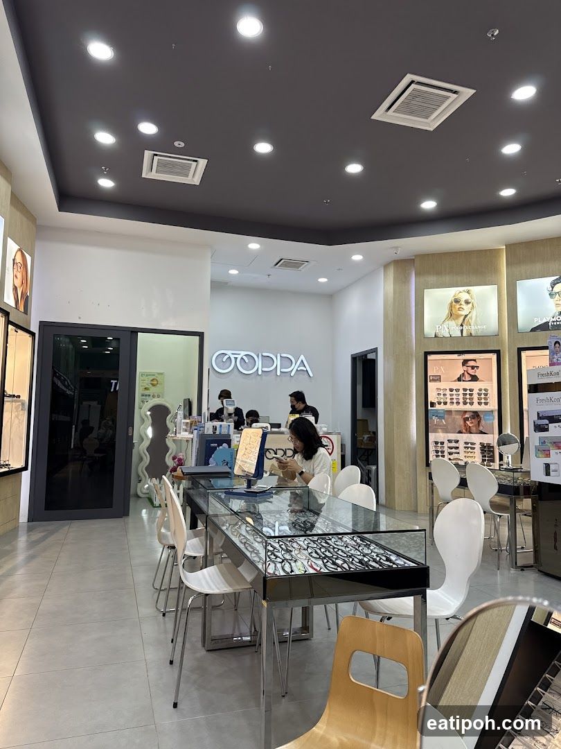 Interior of eyewear store