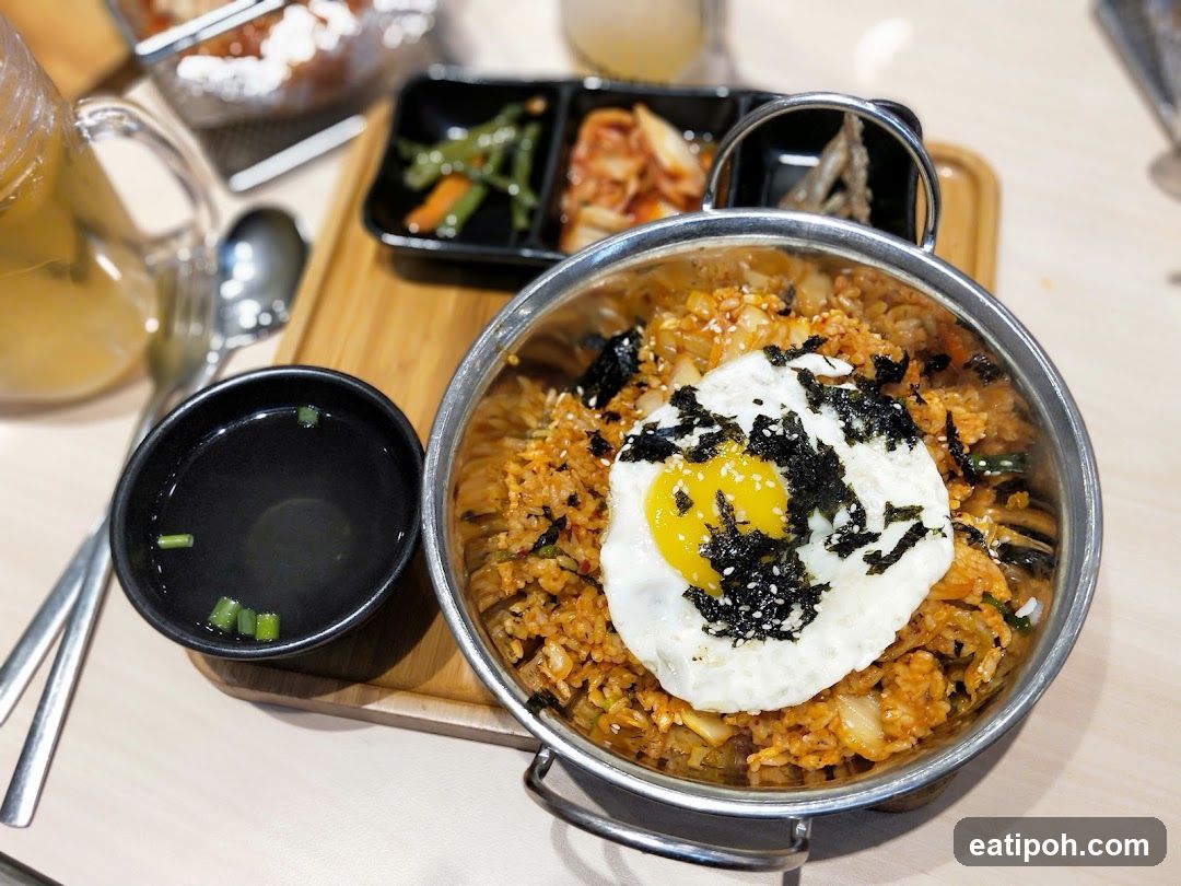 Korean Rice Bowl with Side Dishes