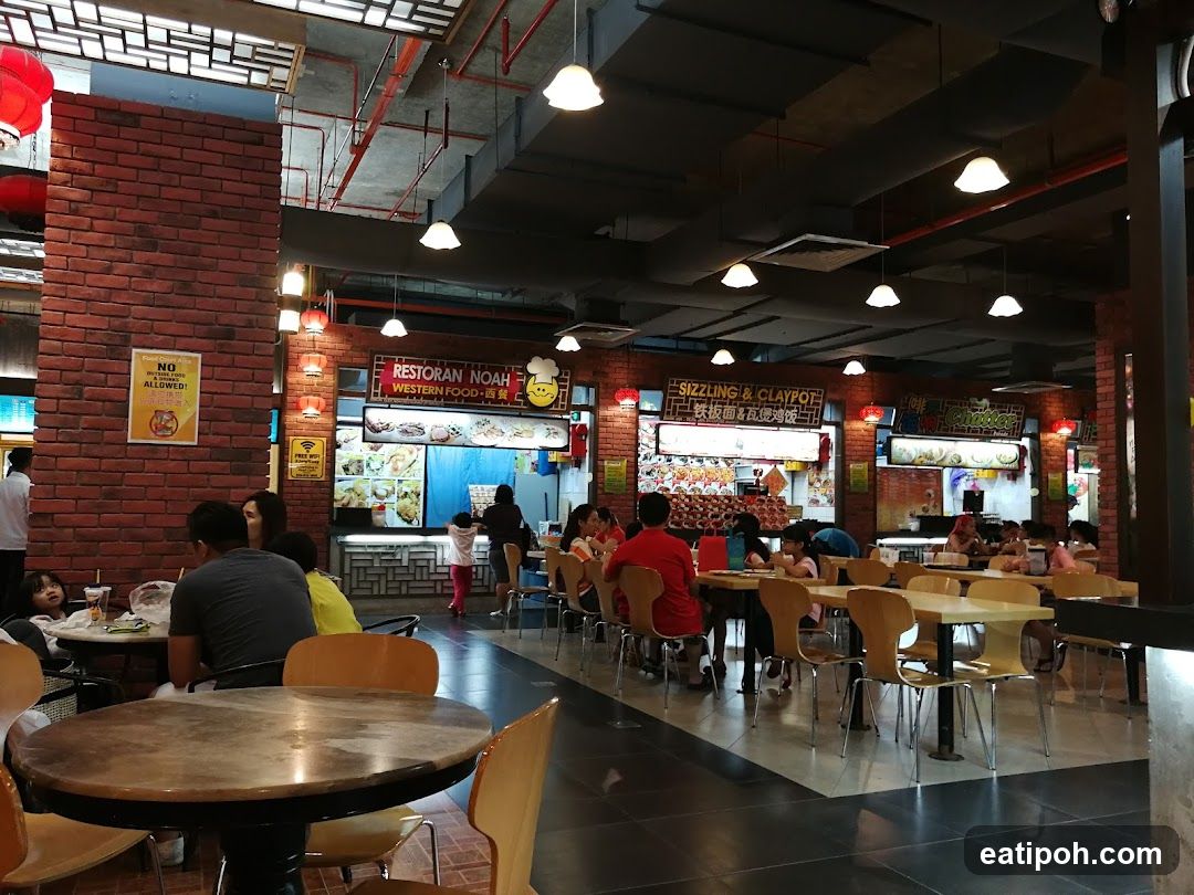 Food court interior