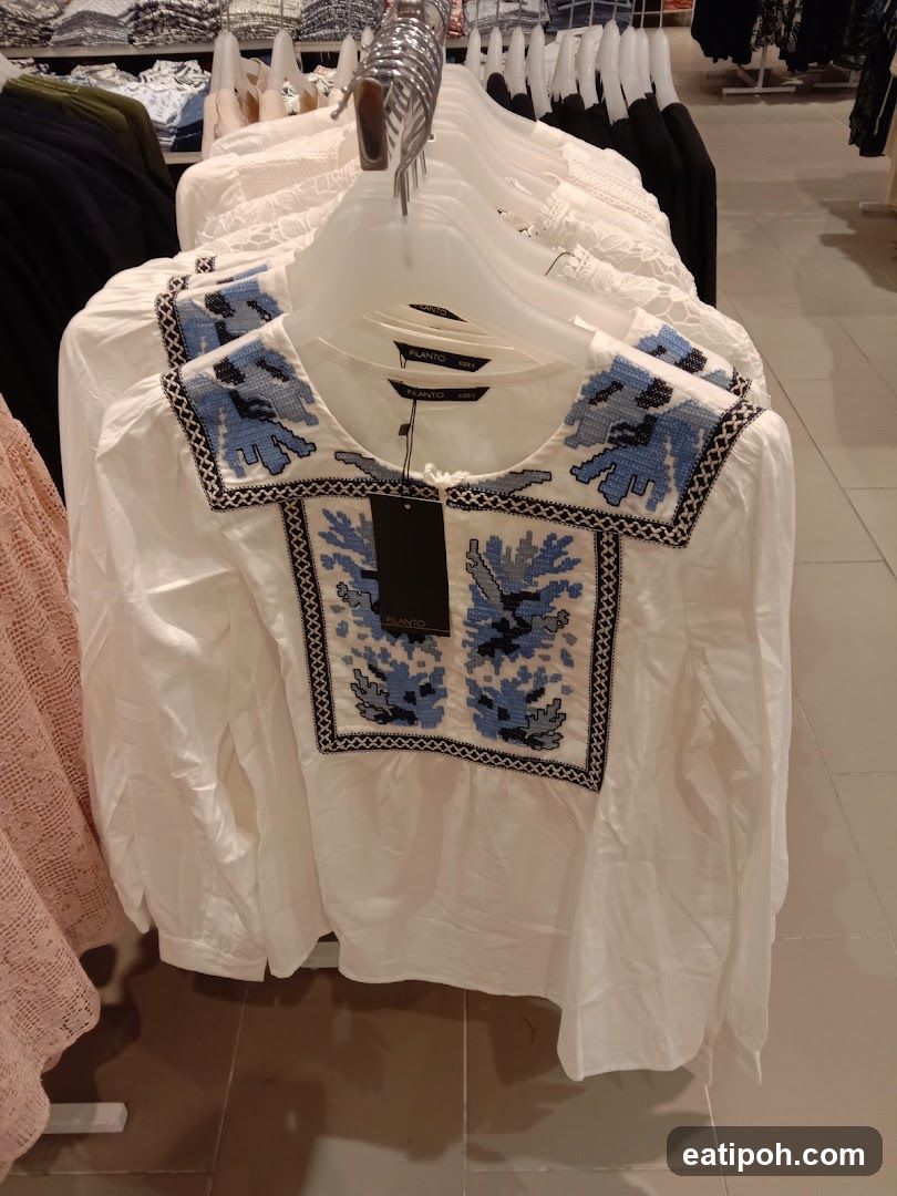 Clothing Display in Retail Store