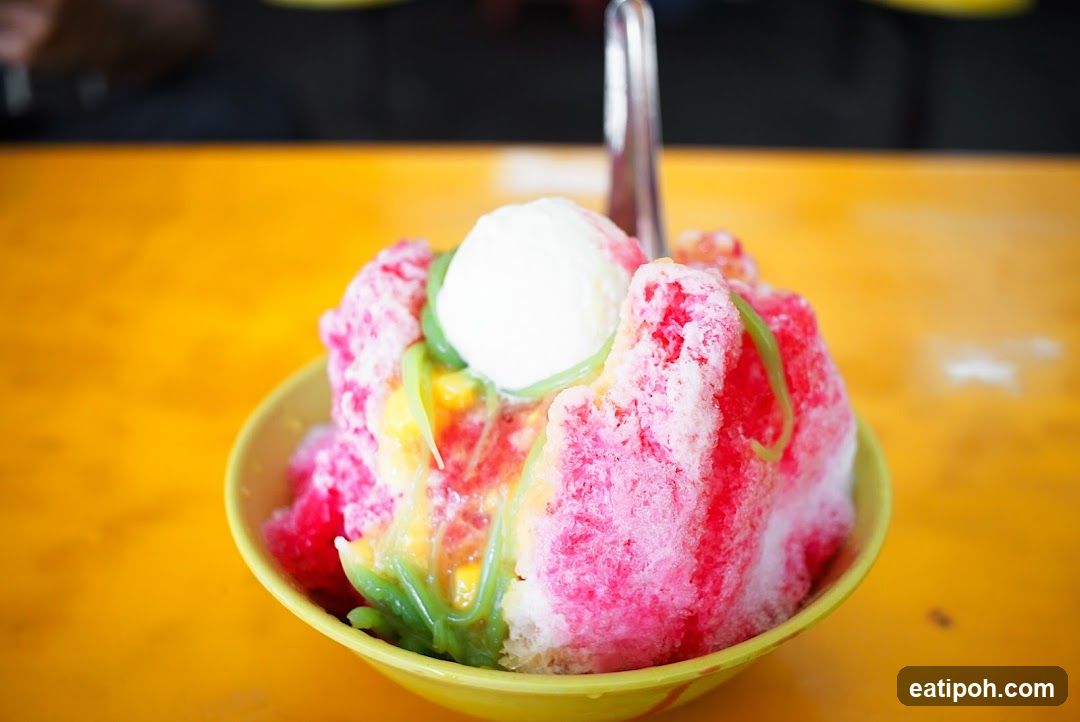 Ice cream dessert