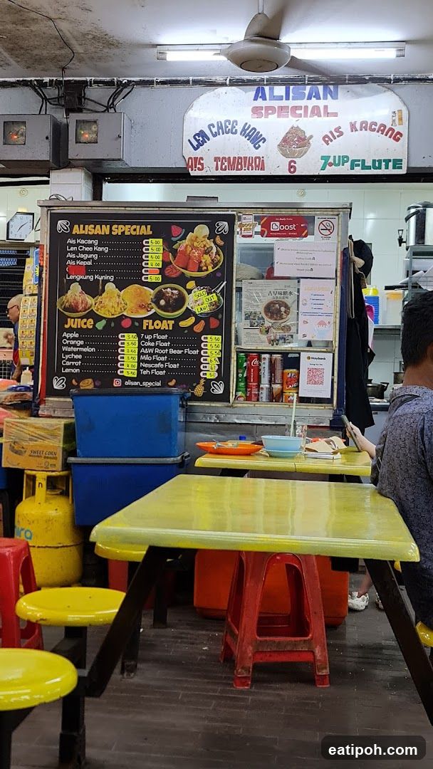Alisan Special Food Stall Interior