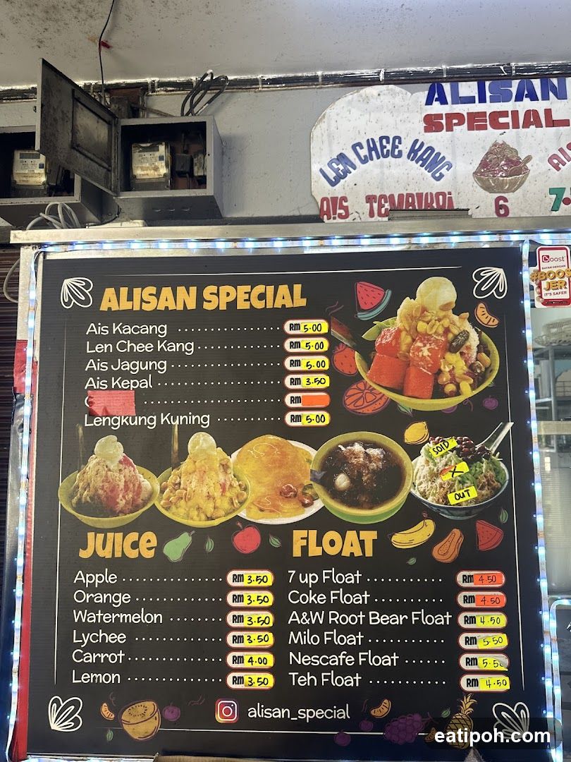 Alisan Special Menu Board