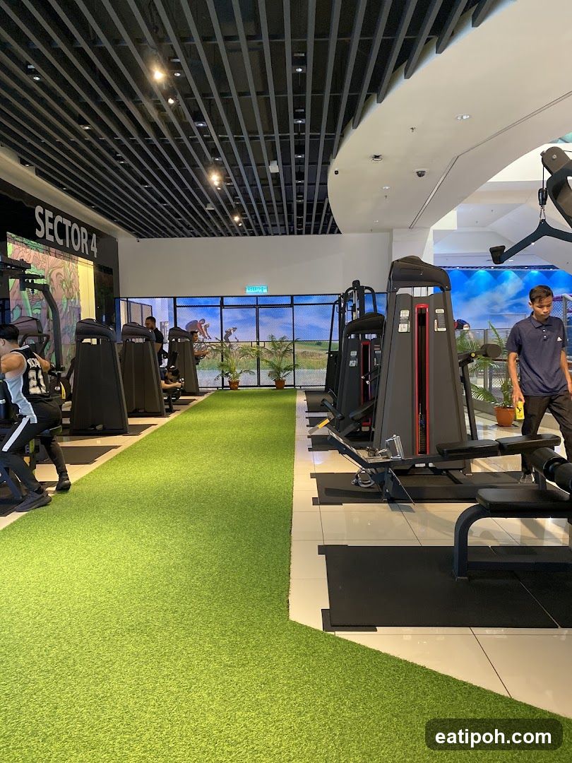 Gym Interior - Sector 4