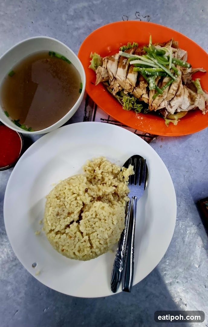 Food served on table