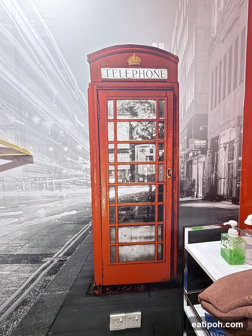 Red Telephone Booth Display