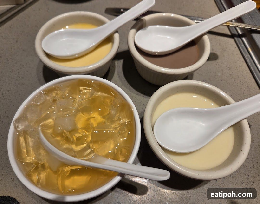 Dessert Bowls with Spoons
