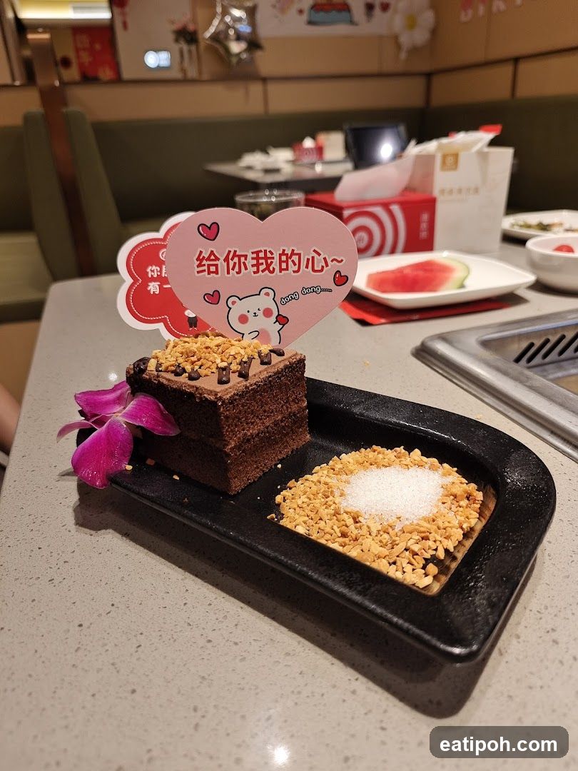 Dessert Display at Restaurant