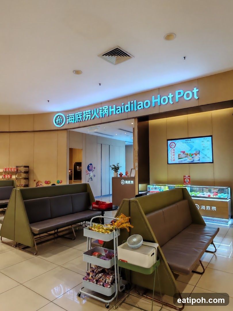 Haidilao Hot Pot Storefront Interior