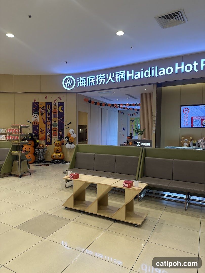 Haidilao Hot Pot Storefront Interior