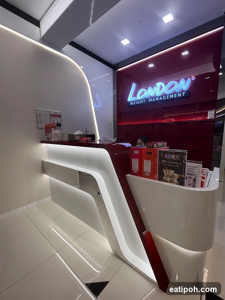 London Weight Management Reception Area