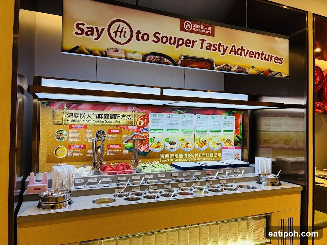 Haidilao Hot Pot Counter