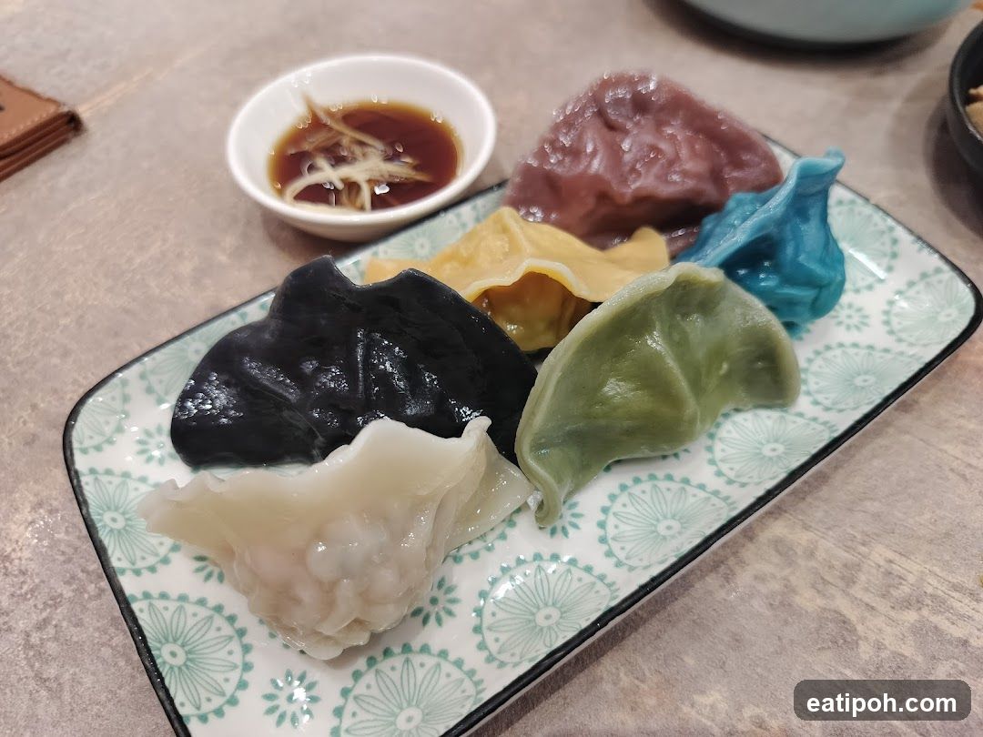 Dumplings on Plate