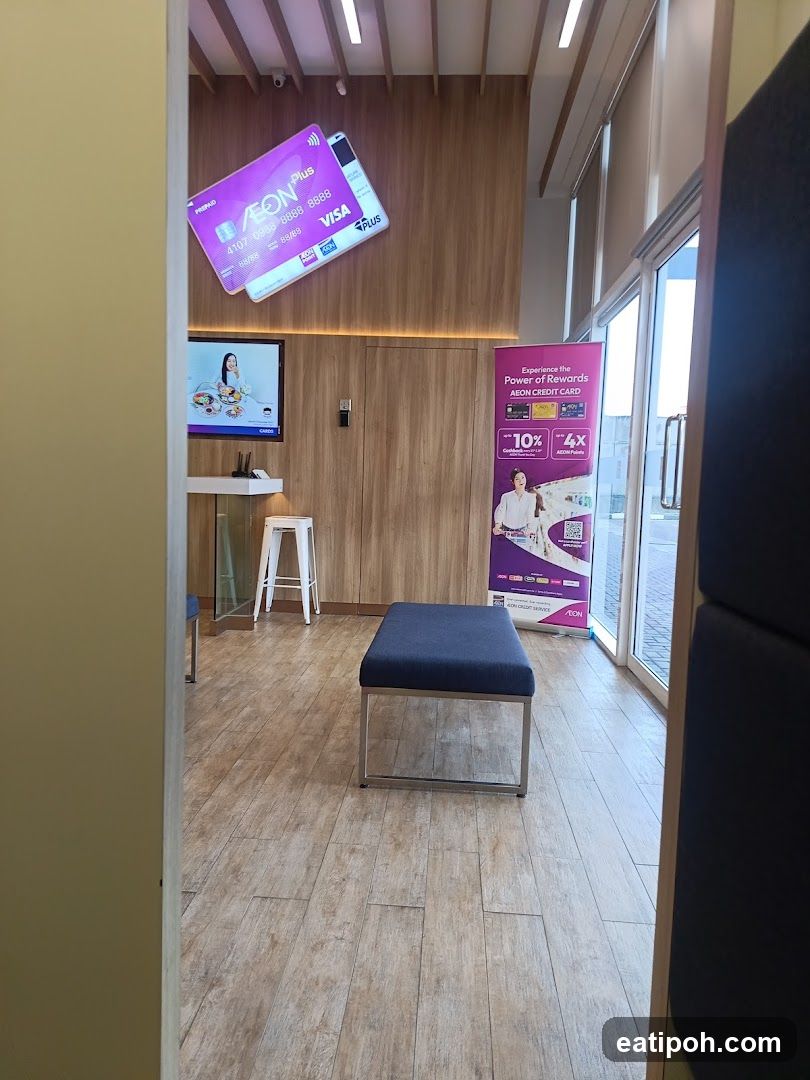 Interior of Aeon Credit Card Promotion Area