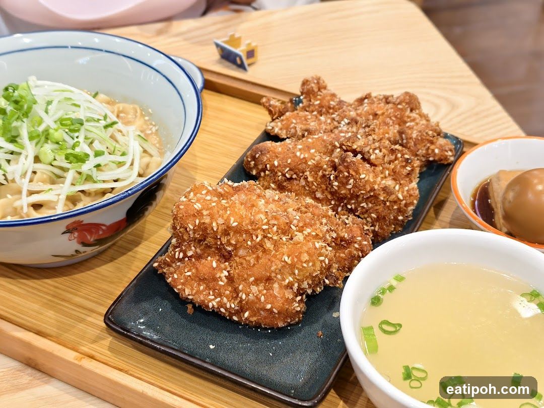 Food Display on Wooden Table