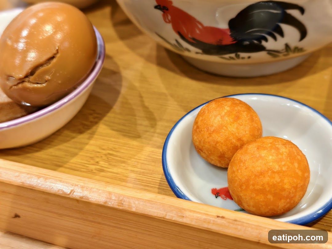 Food Display on Wooden Tray