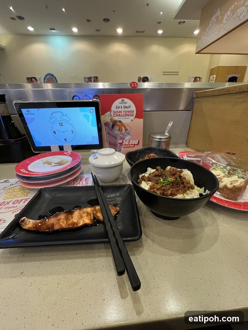 Sushi Restaurant Counter View