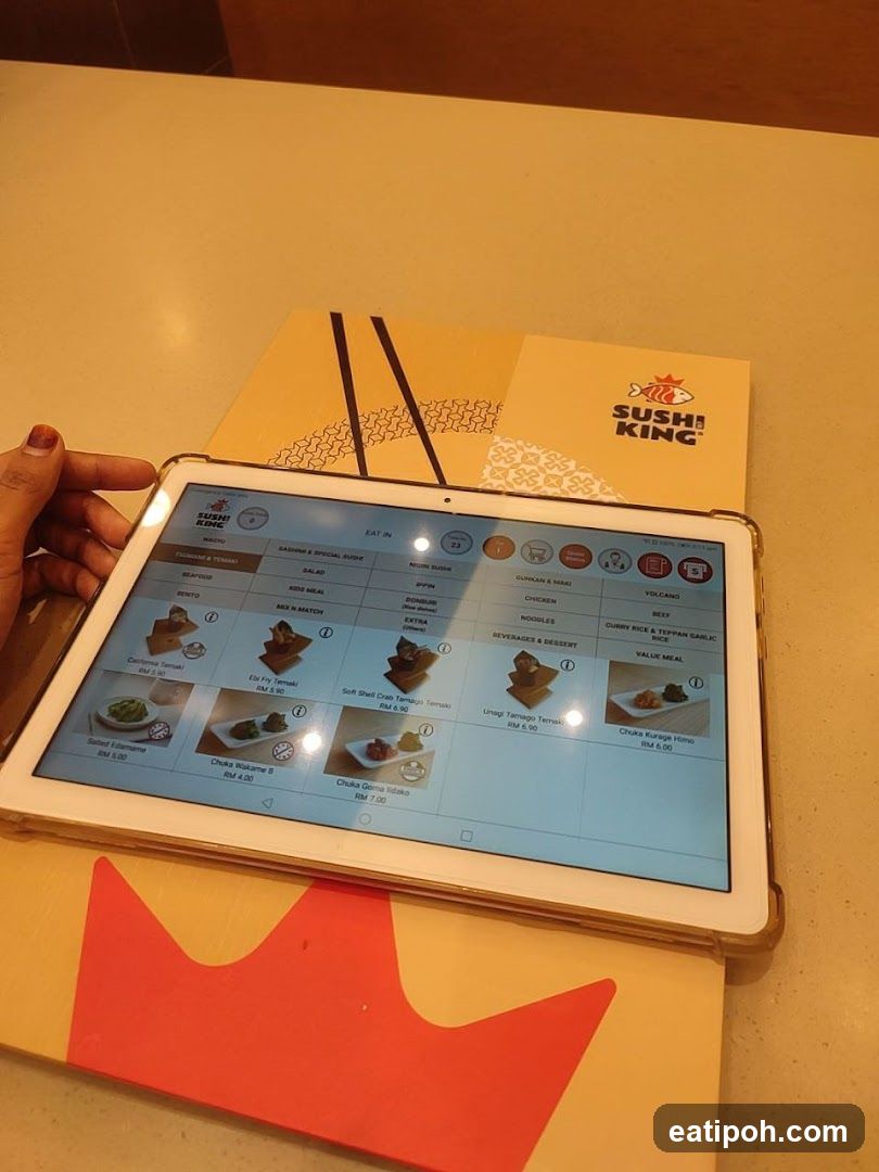 Sushi King Digital Ordering Interface