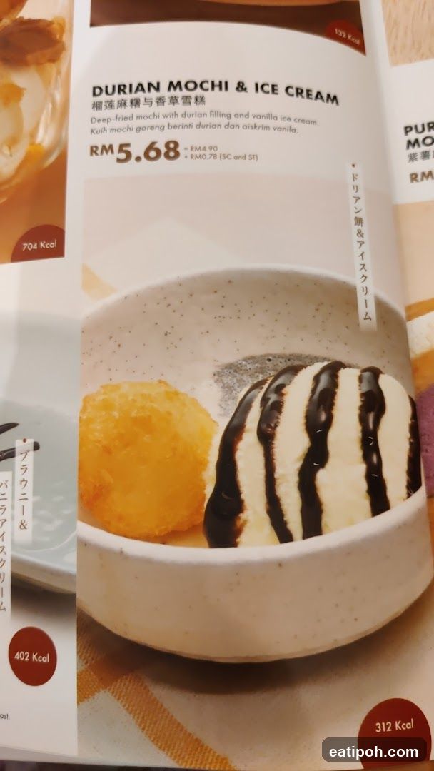 Durian Mochi & Ice Cream