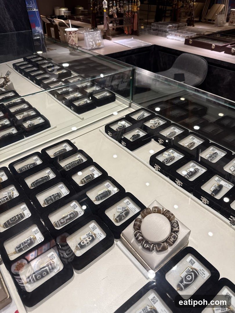 Interior Display of Jewelry Shop