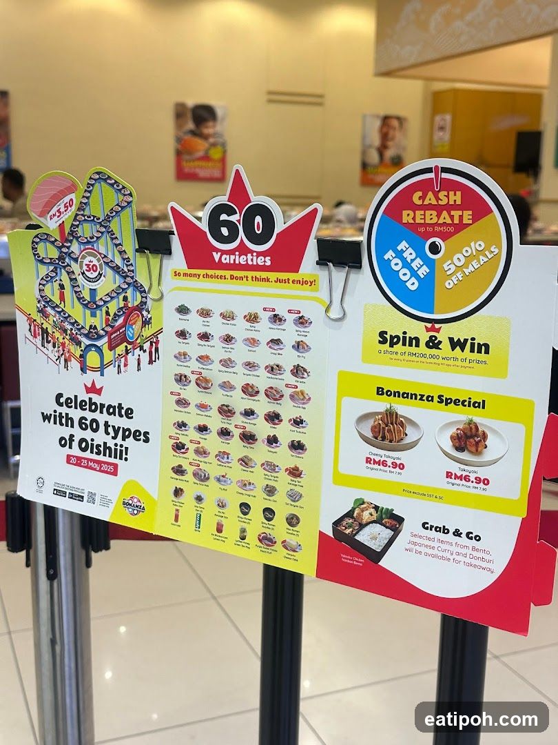 Promotional Display at Food Establishment