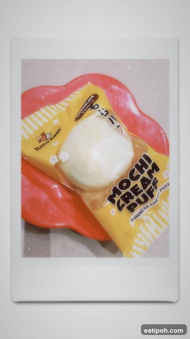 Mochi Cream Puff Product Packaging