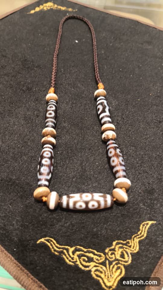 Tibetan-style bead necklace