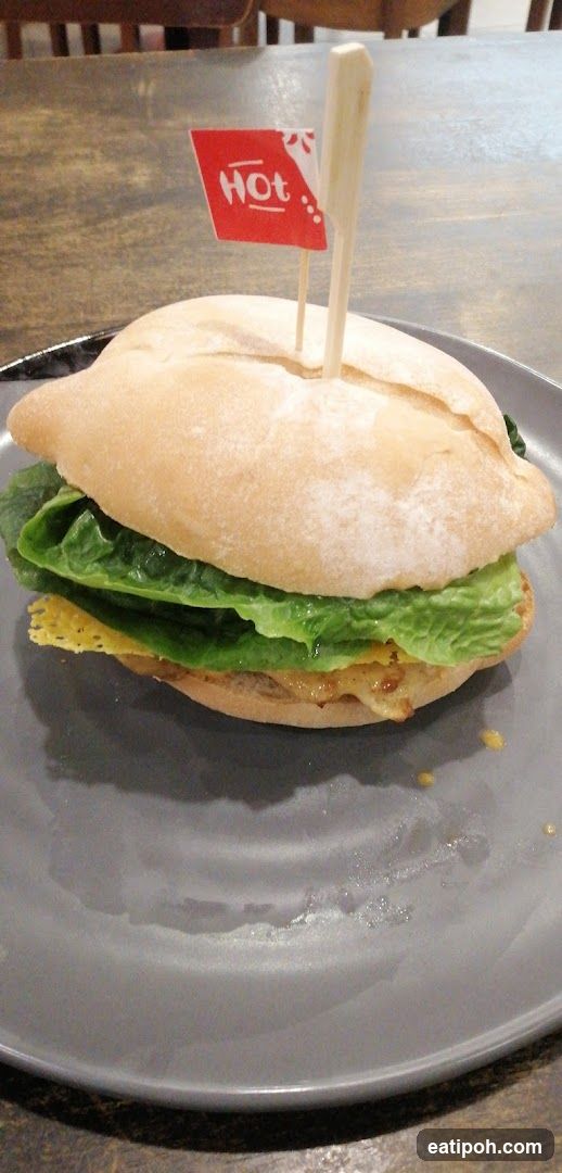 Hot Sandwich on Plate