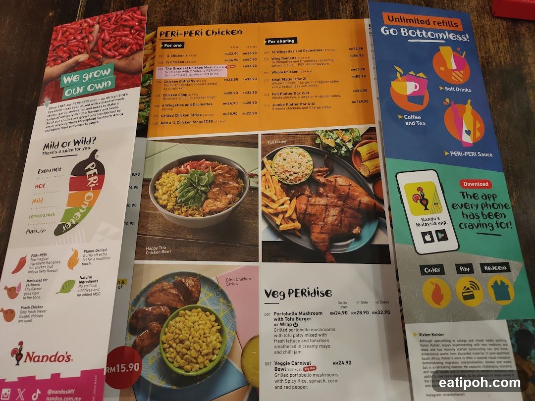 Nando's Menu