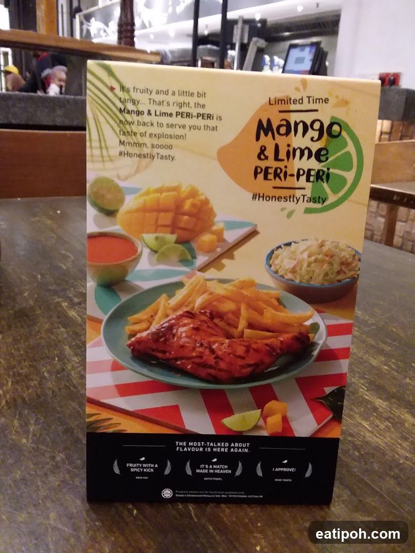 Mango & Lime Peri-Peri Promotion Card