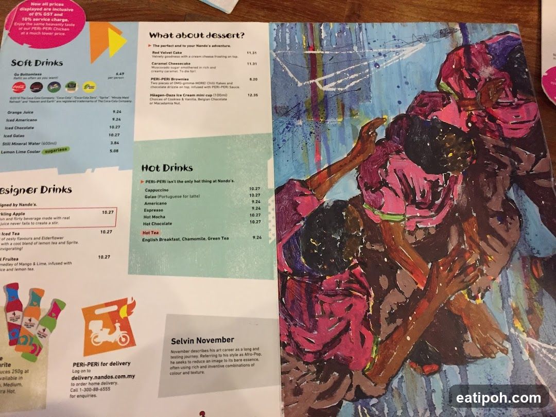 Nando's Menu